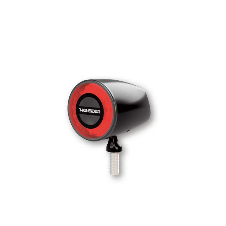 Feu arrière LED Highsider pro - Rocket Classic - noir/fumé - 1 pièce