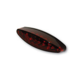 Feu arrière LED Highsider pro - Little Number1 - noir/rouge - avec éclairage de plaque - 1 pièce