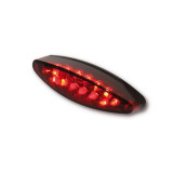 Feu arrière LED Highsider pro - Little Number1 - noir/rouge - avec éclairage de plaque - 1 pièce