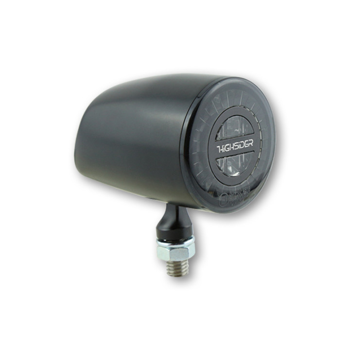 Feu arrière LED Highsider pro - Rocket Classic - noir/fumé - 1 pièce