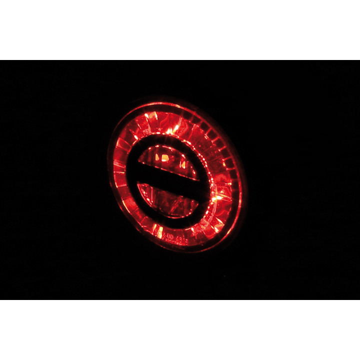 Feu arrière LED Highsider pro - Rocket Classic - noir/fumé - 1 pièce