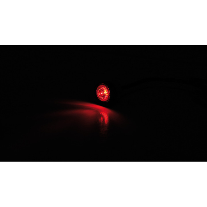 Feu arrière LED Highsider pro - Mono - noir/translucide - 1 pièce