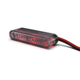 Feu arrière/clignotant LED Highsider pro Star-MX1 Pro Module 3en1 homologué - verre fumé - la paire