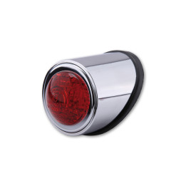 Feu arrière LED Highsider smart Old School Type 1 homologué - verre rouge - l'unité 255-055