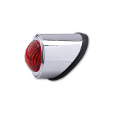 Feu arrière LED Highsider smart Old School Type 1 homologué - verre rouge - l'unité 255-055