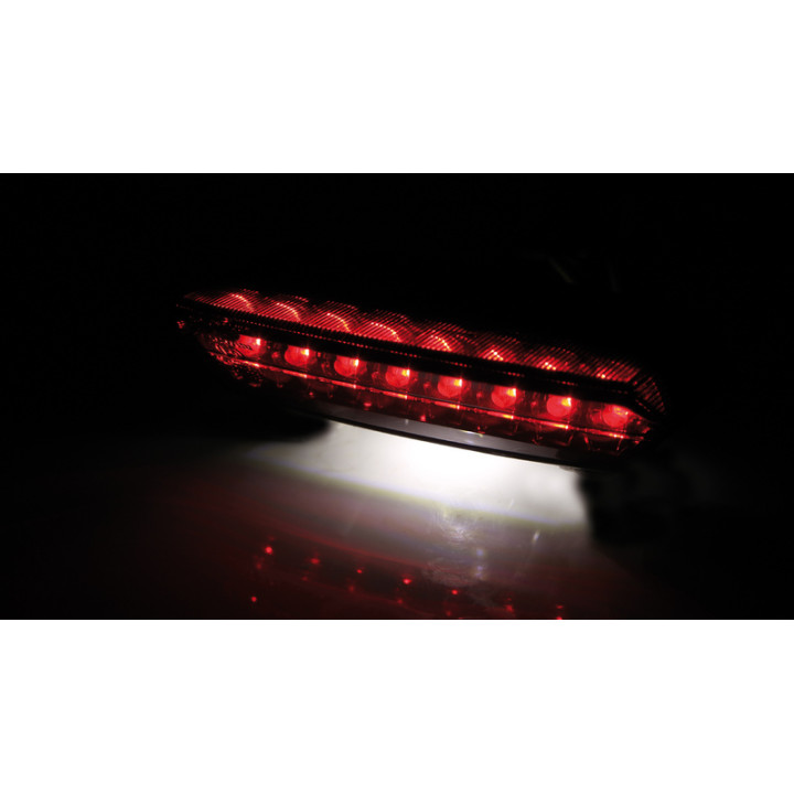 Feu arrière LED Highsider smart Boston homologué - verre fumé - l'unité