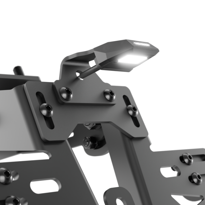 Éclairage de plaque LED Highsider pro Split-S SMD - noir/translucide - à l'unité
