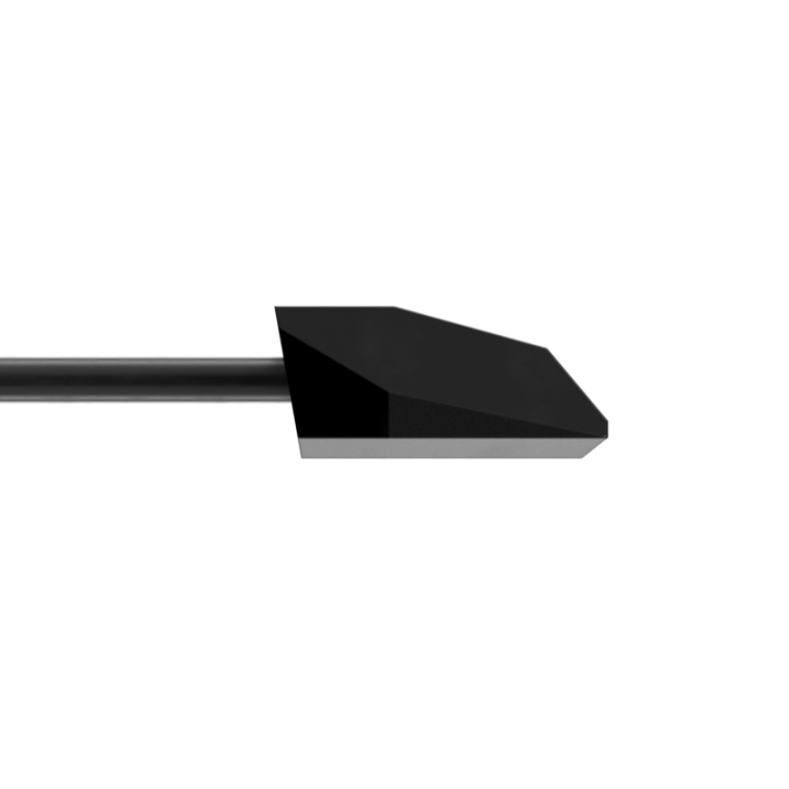 Éclairage de plaque LED Highsider pro Split-S SMD - noir/translucide - à l'unité
