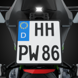 Éclairage de plaque LED Highsider pro Split-S SMD - noir/translucide - à l'unité