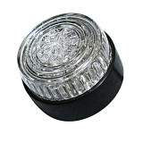Boîtier aluminium Highsider pro - noir - pour clignotants LED Colorado - la paire