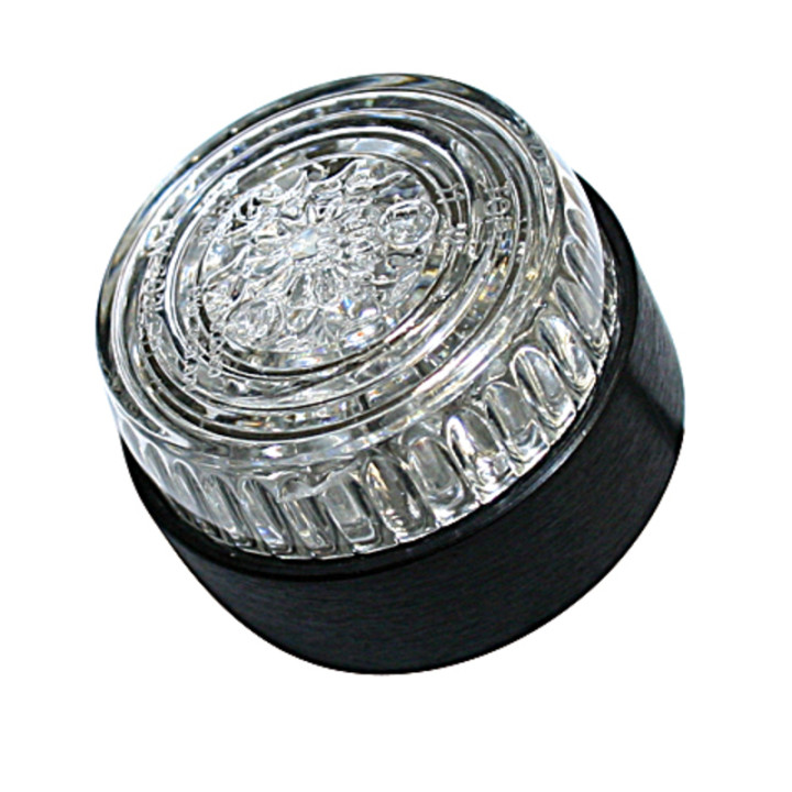 Boîtier aluminium Highsider pro - noir - pour clignotants LED Colorado - la paire