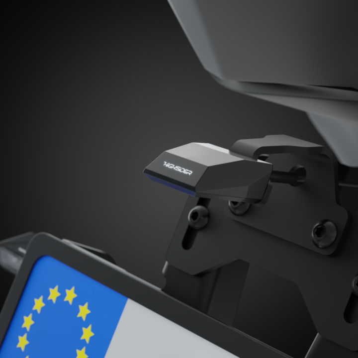 Éclairage de plaque LED Highsider pro Split-S SMD - noir/translucide - à l'unité