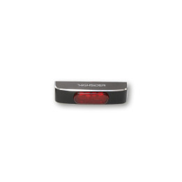 Feu arrière LED Highsider pro Conero T2 homologué - verre rouge - l'unité