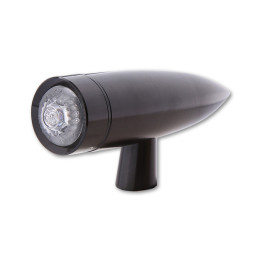 Feu arrière LED Highsider pro - Mono Bullet - noir/translucide - long - 1 pièce