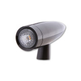 Feu arrière LED Highsider pro - Mono Bullet - noir/translucide - long - 1 pièce