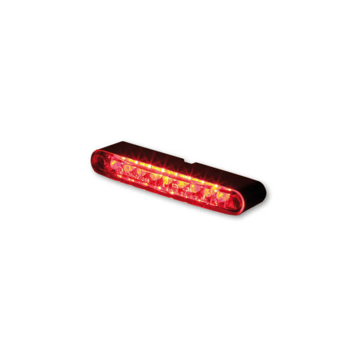 Feu arrière LED Highsider pro - Stripe - noir/translucide - 1 pièce