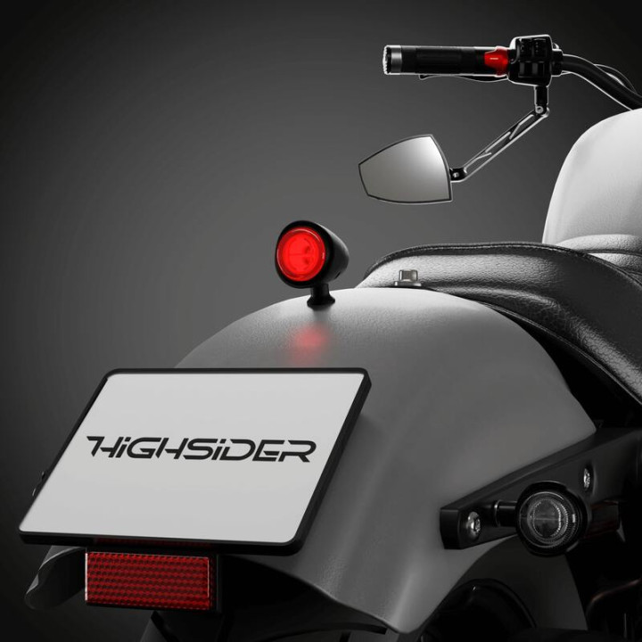 Feu arrière LED Highsider pro Akron-X homologué - l'unité