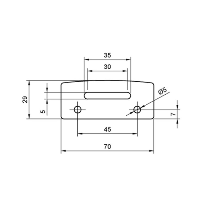 Support de montage Highsider pro pour éclairage de plaque - noir - à l'unité