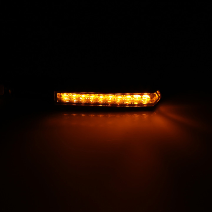 Clignotant séquentiel LED Highsider smart Run-TS homologué - verre fumé - la paire