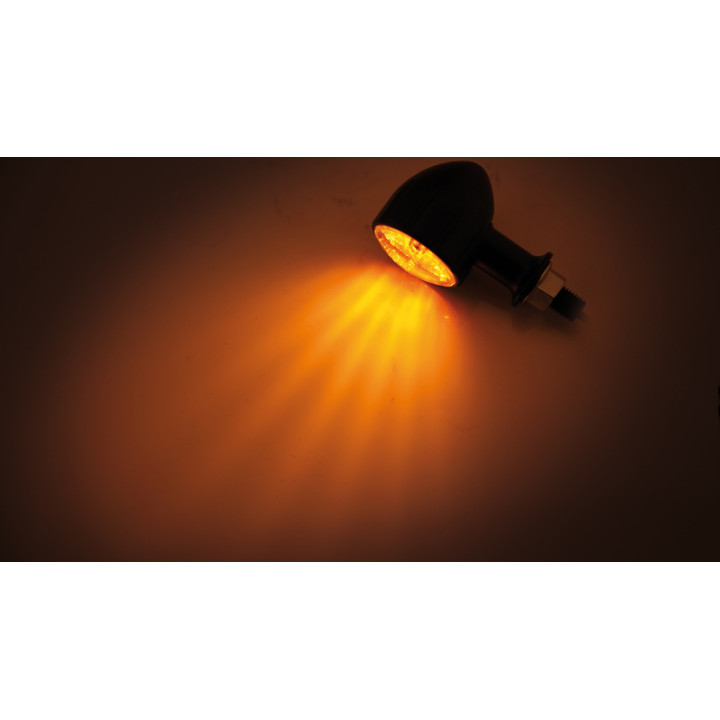 Clignotant Highsider smart Arizona Mini homologué - verre orange - la paire