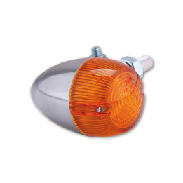 Clignotant Highsider smart Bullet Light 1 homologué - verre orange - l'unité