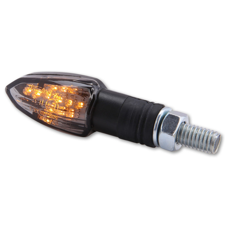 Clignotant LED Highsider smart Lizzard homologué - verre fumé - la paire