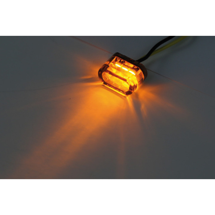 Clignotant LED Highsider smart Module 2 homologué - verre fumé - la paire