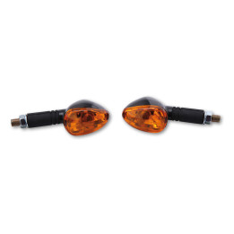 Clignotant Highsider smart Little Duke homologué - verre orange - la paire