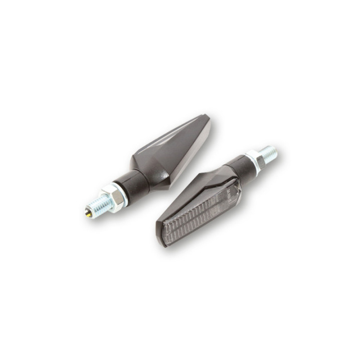 Clignotant/feu de position LED Highsider smart Fineline 2en1 homologué - verre fumé - la paire