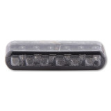 Clignotant LED embout de guidon Highsider smart Shorty homologué - verre fumé - la paire