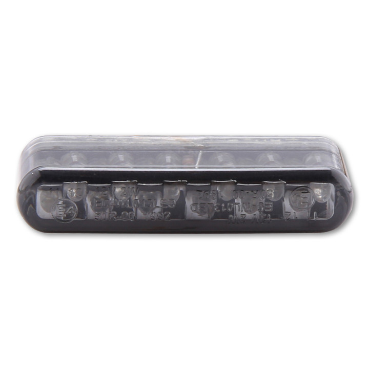 Clignotant LED embout de guidon Highsider smart Shorty homologué - verre fumé - la paire