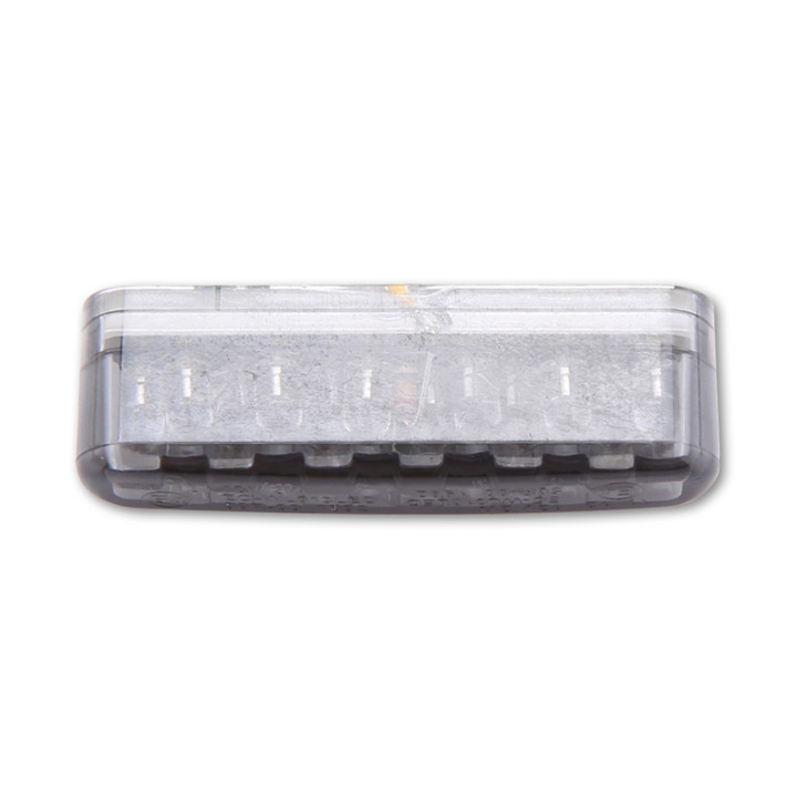 Clignotant LED embout de guidon Highsider smart Shorty homologué - verre fumé - la paire