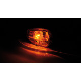 Clignotant Highsider smart Little Duke Mini homologué - verre orange - la paire