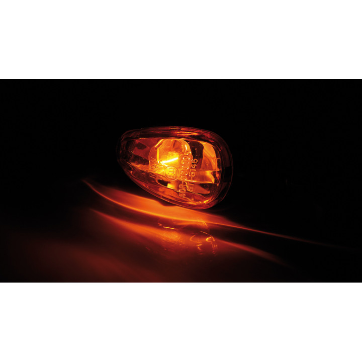 Clignotant Highsider smart Little Duke Mini homologué - verre orange - la paire