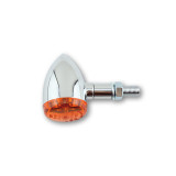 Clignotant Highsider smart Bullet Light homologué - verre orange - la paire