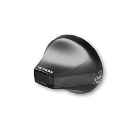 Clignotant LED embout de guidon Highsider pro Stealth-X Flight homologué - verre fumé - la paire