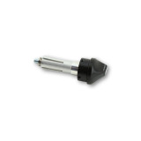 Clignotant LED embout de guidon Highsider pro Stealth-X Flight homologué - verre fumé - la paire