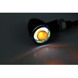 Clignotants LED + feu de position Highsider pro Montana Bullet 2en1 – noir mat – la paire
