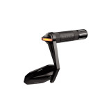 Clignotant LED embout de guidon Highsider pro Stealth-X Flight homologué - verre fumé - la paire