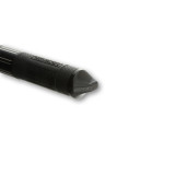 Clignotant LED embout de guidon Highsider pro Stealth-X Flight homologué - verre fumé - la paire