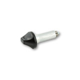 Clignotant LED embout de guidon Highsider pro Stealth-X Flight homologué - verre fumé - la paire