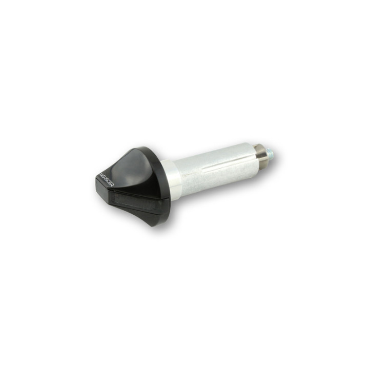Clignotant LED embout de guidon Highsider pro Stealth-X Flight homologué - verre fumé - la paire