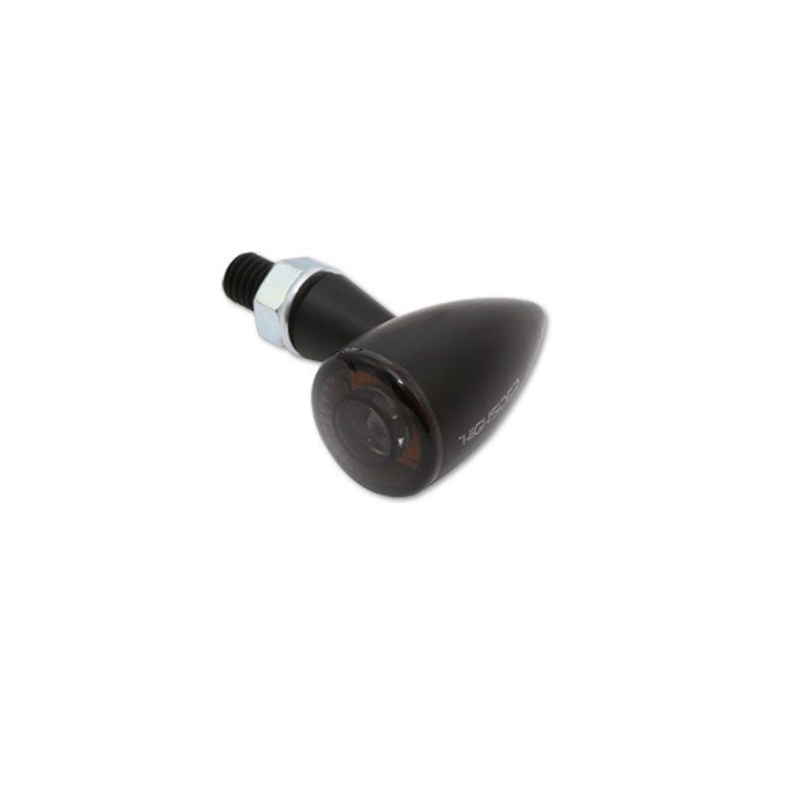 Clignotants LED Highsider pro Montana Bullet – noir mat – la paire