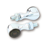Feux arrière/clignotants LED Highsider pro - Apollo Classic - chromé/fumé - 3en1 - homologué E - la paire