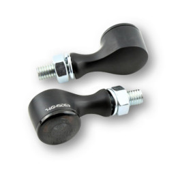 Feux arrière/clignotants LED Highsider pro - Apollo Classic - noir/fumé - 3en1 - homologué E - la paire