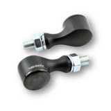 Feux arrière/clignotants LED Highsider pro - Apollo Classic - noir/fumé - 3en1 - homologué E - la paire