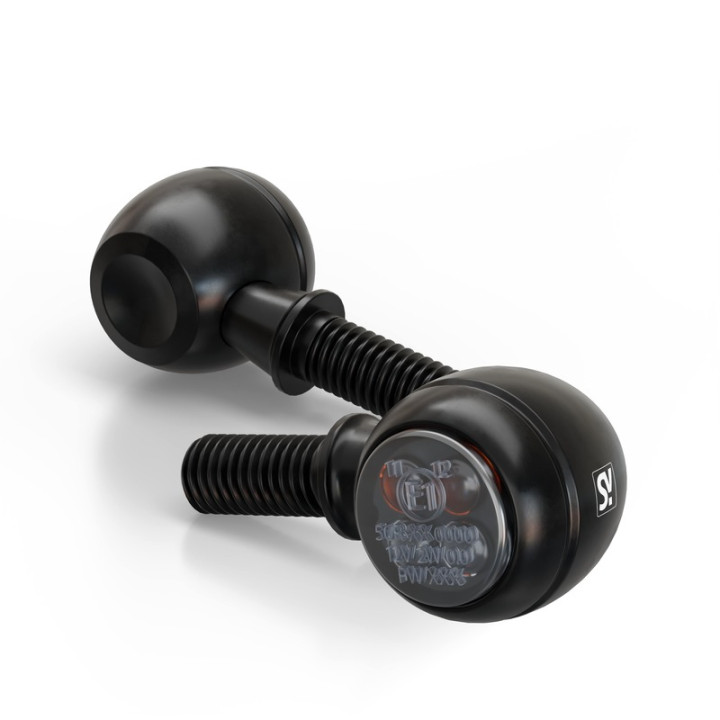 Feu arrière/clignotant Highsider smart Circula-S 3en1 homologué - verre fumé - la paire