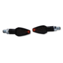 Clignotant LED Highsider smart Peak homologué - verre fumé - la paire