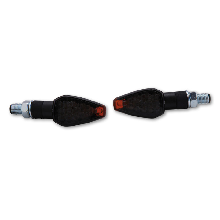 Clignotant LED Highsider smart Peak homologué - verre fumé - la paire