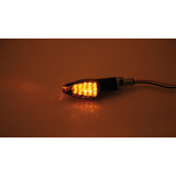 Clignotant LED Highsider smart Peak homologué - verre fumé - la paire